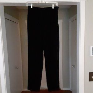 Talbot's black velvet slacks